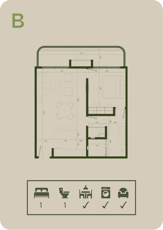 Plano TIPO B — Village BLU